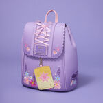 Tangled Rapunzel Exclusive Floral Flap Mini Backpack with Coin Bag, , hi-res view 4